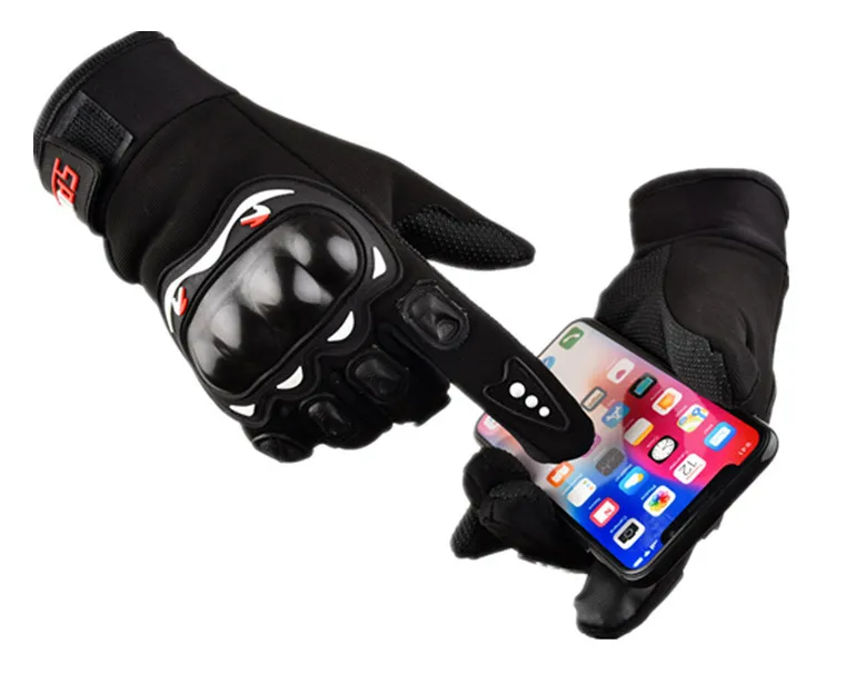 6 Guantes para Ciclistas con protección en los Nudillos ANTI DESLIZANTE