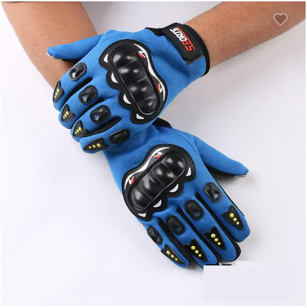 6 Guantes para Ciclistas con protección en los Nudillos ANTI DESLIZANTE