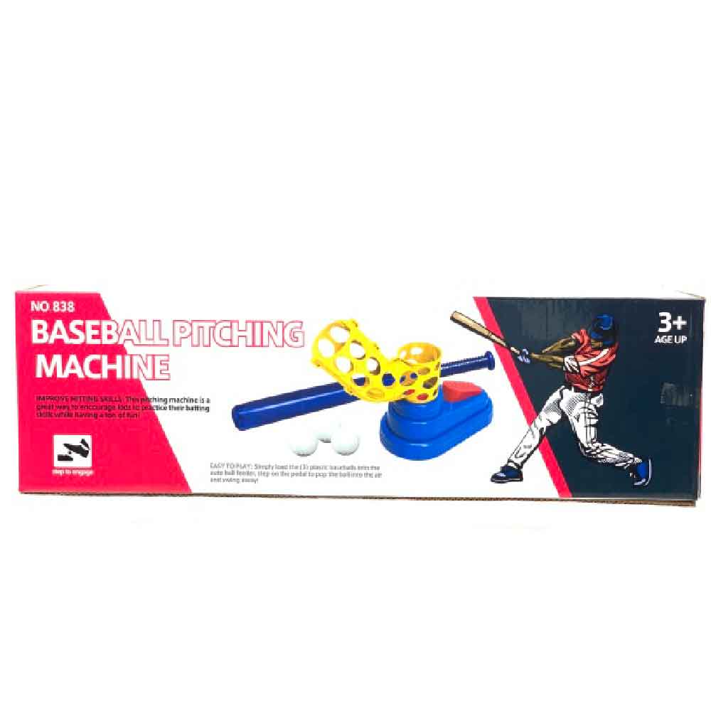 BATE DE BEISBOL CON LANZADOR X1 UNIDAD - 2789549